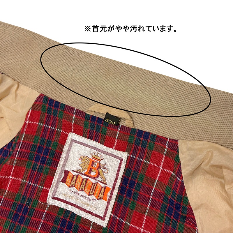 80s��BARACUTA �Х饯������G9 HARRINGTON JACKET �ϥ��ȥ󥸥㥱�åȡ�color.BEIGE��size :42R���ե졼�����������󡡥����󥰥ȥåס���OLD ������ɡۡ���š�