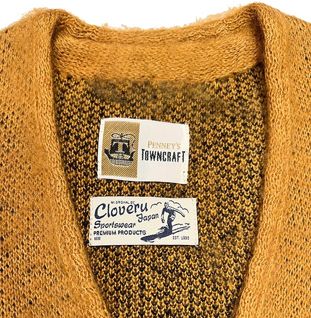 Cloveru �� TOWNCRAFT �������Х�ߥ����󥯥�ե� TIGER SHAGGY JACQUARD CARDIGAN�������������㥮�������ǥ�����MUSTARD �ޥ������� �勵�ʥ٥�������