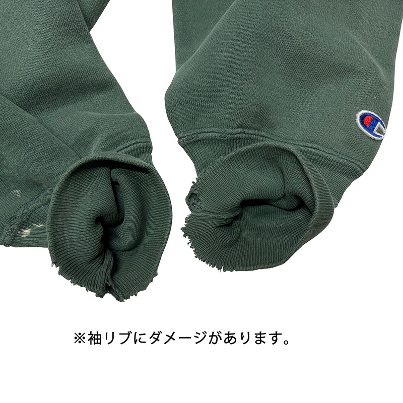 ��BORO�� 90s��Champion �����ԥ���REVERSE WEAVE CREW NECK SWEAT SHIRTS ��С����������� ���롼�ͥå� �������å� ����ġ����ݥ���ȡ�col:GREEN��size:XX-LARGE���ɽ�������Made in U.S.A.����VINTAGE ������ơ����ۡ���šۡ�Ź�޻����Բġ�