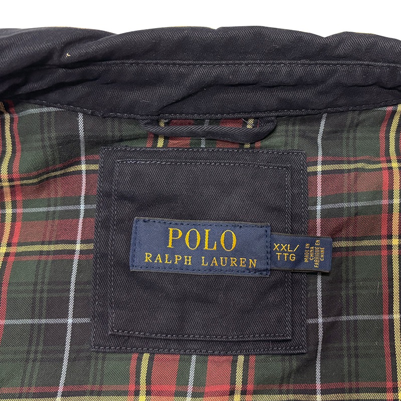 Polo by Ralph Lauren �ݥ� ���ե�����󡡥������󥰥ȥåס�col.NAVY��size:XXL���ϥ��ȥ󥸥㥱�å� ��USED �桼���ɡۡ���š�