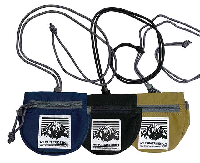 ��SALE�� MT.RAINIER DESIGN���ޥ���ȥ쥤�˥��ǥ����� MRD ORIGINAL NECK WALLET���ͥå� ������åȡ��ݡ��� 3����BLACK/CAMEL/D.NAVY��