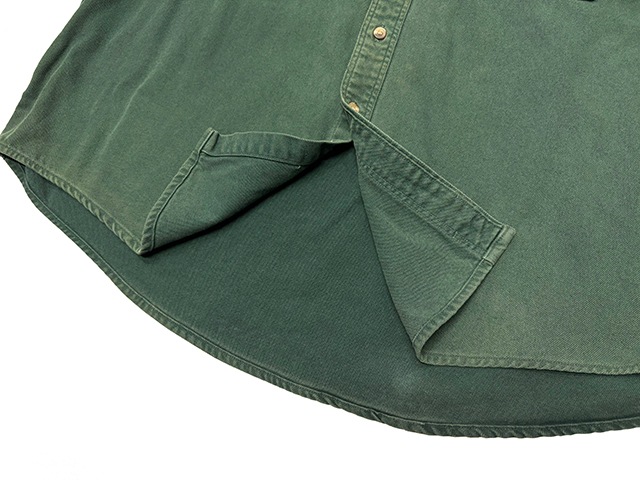 ��SALE 30%OFF�� 90s��FILSON �ե��륽��LONG SLEEVE SHIRTS ���󥰥��꡼�� ����ġ�col:DARK GREEN��size:XXL��COTTON100%��Made in U.S.A ����ꥫ������VINTAGE �ӥ�ơ����ۡ���šۡ�Ź�޻����Բġ�