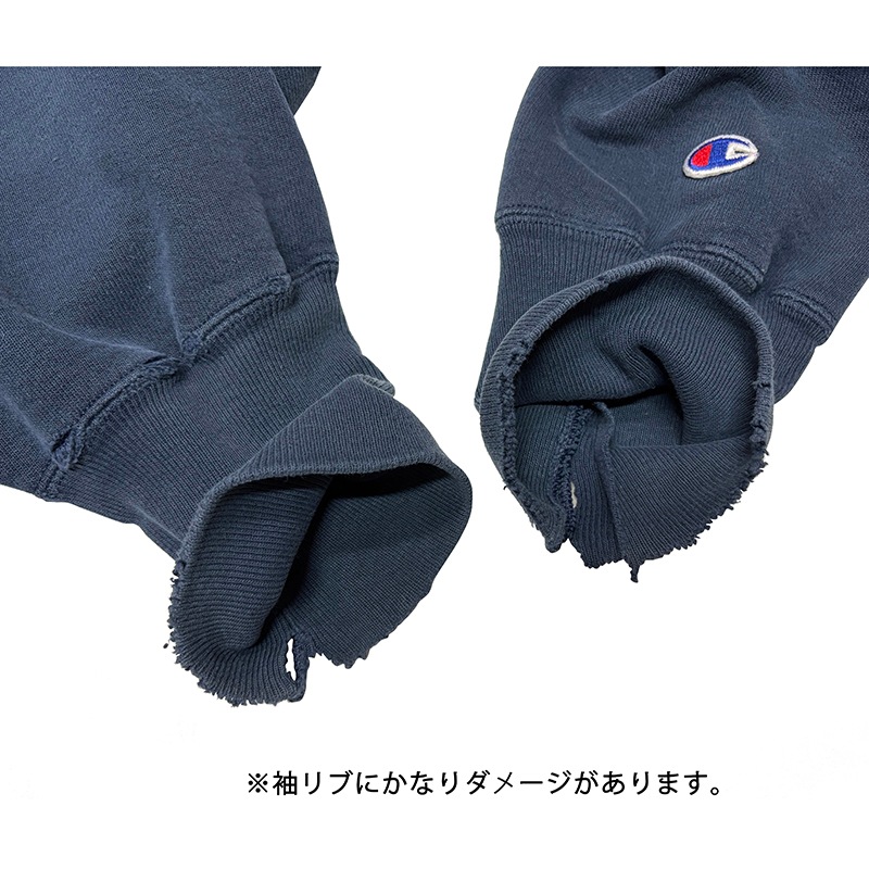 ��BORO�� 90s��Champion �����ԥ���REVERSE WEAVE CREW NECK SWEAT SHIRTS ��С����������� ���롼�ͥå� �������å� ����ġ����ݥ���ȡ�col:NAVY��size:XX-LARGE���ɽ���������VINTAGE ������ơ����ۡ���šۡ�Ź�޻����Բġ�