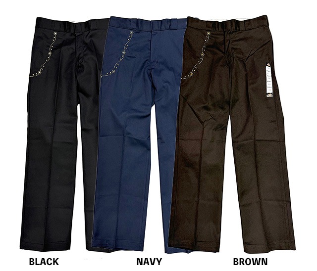 HTC �� Dickies �������ƥ������� �� �ǥ��å����������ȡ����դ��ѥ��#SN-32 W.Chain��Dickies874��3��(BLACK/BROWN/NAVY)�����Υѥ��