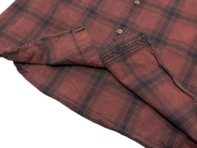 ��SALE 20%OFF�� Carhartt �����ϡ��ȡ�WORK SHIRTS �������ġ������å�����col.RED��size:2XL-Regular��COTTON100%��BIG SIZE��USED �桼���ɡۡ���šۡ�Ź�޻����Բġ�