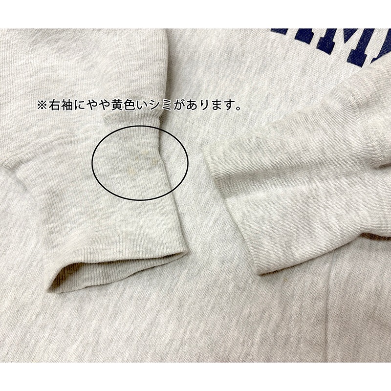 90s��Champion �����ԥ���REVERSE WEAVE PULLOVER PARKA ��С����������� �ץ륪���С� �ѡ�������col:GRAY��size:XX-LARGE��UNIVERSITY OF NOTRE DAME���ɽ�������MADE IN U.S.A.����VINTAGE ������ơ����ۡ���šۡ�Ź�޻����Բġ�