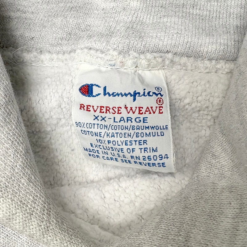 90s��Champion �����ԥ���REVERSE WEAVE PULLOVER PARKA ��С����������� �ץ륪���С� �ѡ�������col:GRAY��size:XX-LARGE��UNIVERSITY OF NOTRE DAME���ɽ�������MADE IN U.S.A.����VINTAGE ������ơ����ۡ���šۡ�Ź�޻����Բġ�