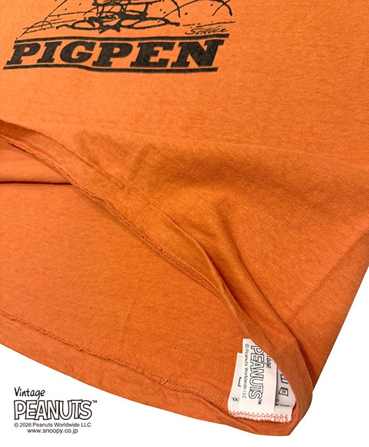 �ڤ�1����1���¤��WAREHOUSE �� PEANUTS���������ϥ��� �� �ԡ��ʥåġ�I'M A DUST MAGNET TEE��PIGPEN T����ġ�3����CAFE AU LAIT/ORANGE/PEACOCK BLUE��Ⱦµ����������2026SS
