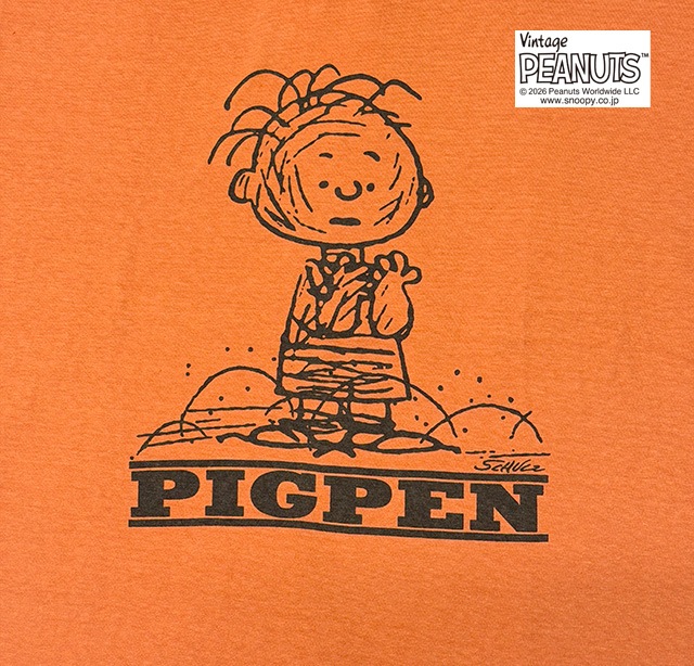 �ڤ�1����1���¤��WAREHOUSE �� PEANUTS���������ϥ��� �� �ԡ��ʥåġ�I'M A DUST MAGNET TEE��PIGPEN T����ġ�3����CAFE AU LAIT/ORANGE/PEACOCK BLUE��Ⱦµ����������2026SS