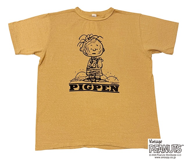 �ڤ�1����1���¤��WAREHOUSE �� PEANUTS���������ϥ��� �� �ԡ��ʥåġ�I'M A DUST MAGNET TEE��PIGPEN T����ġ�3����CAFE AU LAIT/ORANGE/PEACOCK BLUE��Ⱦµ����������2026SS