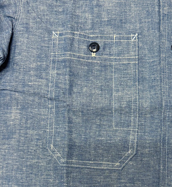 BIG YANK���ӥå���󥯡�Y1929 CHAMBRAY SHIRT�������֥졼����ġ�INDIGO��������ݥ����٥������Made in JAPAN����������MEN'S ���