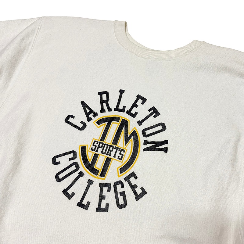 90s��Champion �����ԥ���REVERSE WEAVE CREW NECK SWEAT SHIRTS ��С����������� ���롼�ͥå� �������å� ����ġ��ץ��ȡ�col: WHITE��size:XX-LARGE��CARLETON��ء��ɽ�������Made in U.S.A.����VINTAGE ������ơ����ۡ���šۡ�Ź�޻����Բġ�