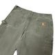 ��good fade!�� Carhartt �����ϡ��ȡ�Single Knee Painter Pants ���󥰥�ˡ� �ڥ��󥿡��ѥ�ġ�col.OLIVE��size:W38��L34ɽ�������å����ϡ�COTTON100% ����USED �桼���ɡۡ���šۡ�Ź�޻����Բġ�