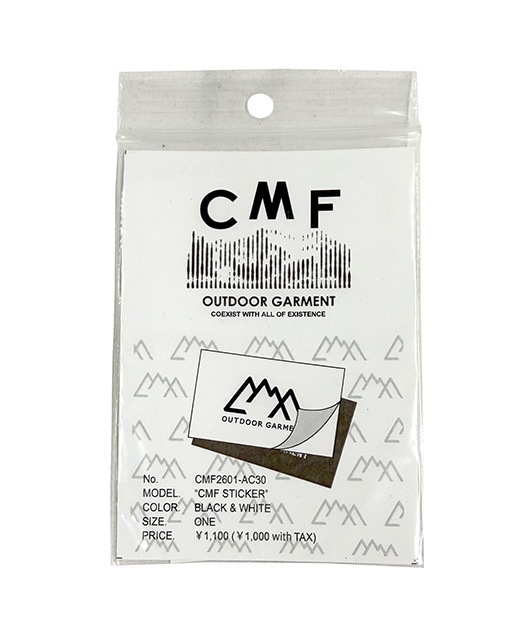CMF OUTDOOR GARMENT ����ե� �����ȥɥ� �������ȡ�CMF STICKER�����ƥå�����2�祻�åȡ�BLACK/WHITE)��COMFY 2026SS