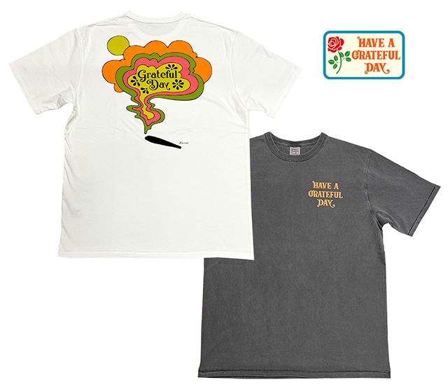 HAVE A GRATEFUL DAY �ϥ� �� ���쥤�ȥե� �ǥ���T-SHIRTS -SMOKE T����� -���⡼����2��(BLACK/WHITE)��Ⱦµ��GOWEST��GOHEMP��2025SS