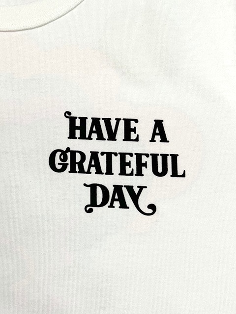 HAVE A GRATEFUL DAY �ϥ� �� ���쥤�ȥե� �ǥ���T-SHIRTS -SMOKE T����� -���⡼����2��(BLACK/WHITE)��Ⱦµ��GOWEST��GOHEMP��2025SS