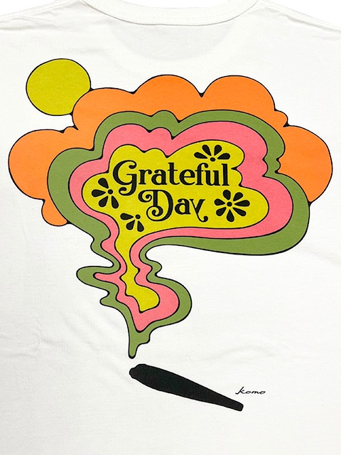HAVE A GRATEFUL DAY �ϥ� �� ���쥤�ȥե� �ǥ���T-SHIRTS -SMOKE T����� -���⡼����2��(BLACK/WHITE)��Ⱦµ��GOWEST��GOHEMP��2025SS