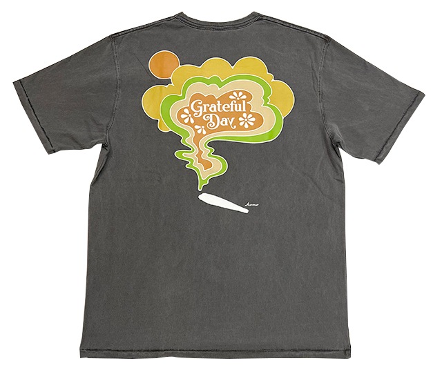 HAVE A GRATEFUL DAY �ϥ� �� ���쥤�ȥե� �ǥ���T-SHIRTS -SMOKE T����� -���⡼����2��(BLACK/WHITE)��Ⱦµ��GOWEST��GOHEMP��2025SS