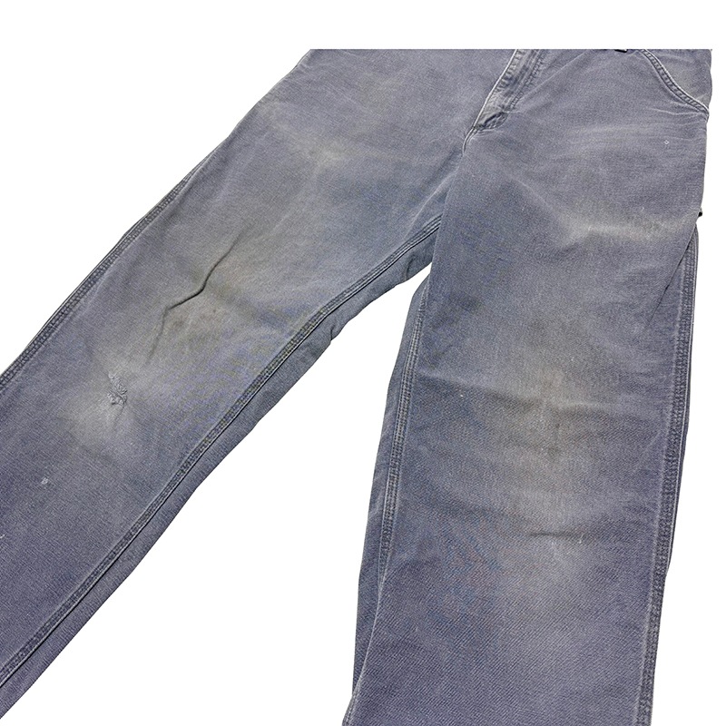 ��good fade!�� 90s��Carhartt �����ϡ��ȡ�Single Knee Painter Pants ���󥰥�ˡ� �ڥ��󥿡��ѥ�ġ�col.GRAY BLUE��size:W36��L32ɽ�������å����ϡ�COTTON100%��Made in U.S.A.  ��VINTAGE �ӥ�ơ����ۡ���šۡ�Ź�޻����Բġ�