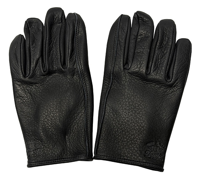 LAMP GLOVES ���ץ������֡�UTILITY GLOVE MID���桼�ƥ���ƥ������������֡��ߥǥ����ࡡBLACK���֥�å�����������Made in JAPAN