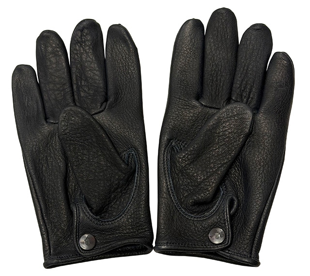 LAMP GLOVES ���ץ������֡�UTILITY GLOVE MID���桼�ƥ���ƥ������������֡��ߥǥ����ࡡBLACK���֥�å�����������Made in JAPAN