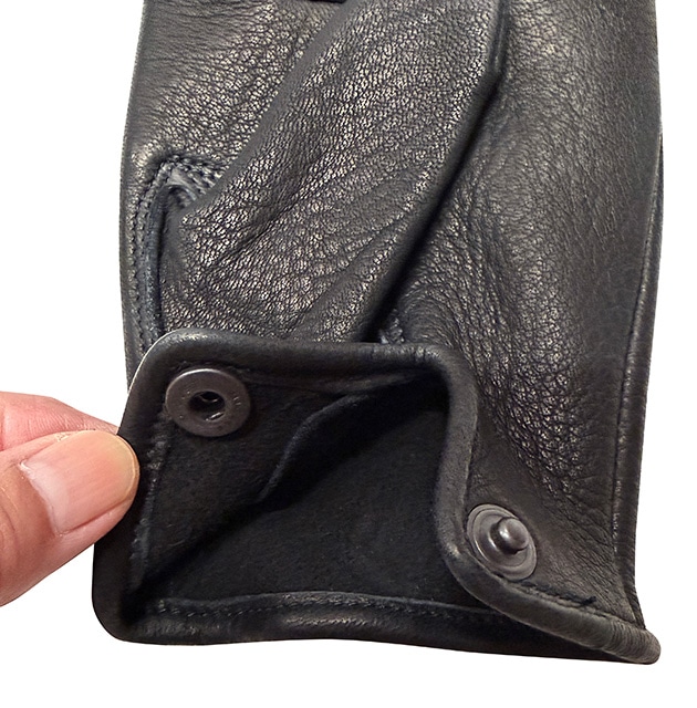 LAMP GLOVES ���ץ������֡�UTILITY GLOVE MID���桼�ƥ���ƥ������������֡��ߥǥ����ࡡBLACK���֥�å�����������Made in JAPAN