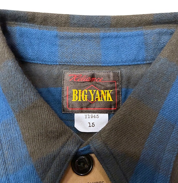 BIG YANK���ӥå���󥯡�Y1945 FLANNEL SHIRTS  BROCK CHECK��2����BLUE/WHITE�˥ͥ륷��ġ�������ݥ����֥��å������å���Made in JAPAN��2026