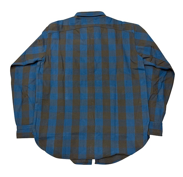 BIG YANK���ӥå���󥯡�Y1945 FLANNEL SHIRTS  BROCK CHECK��2����BLUE/WHITE�˥ͥ륷��ġ�������ݥ����֥��å������å���Made in JAPAN��2026