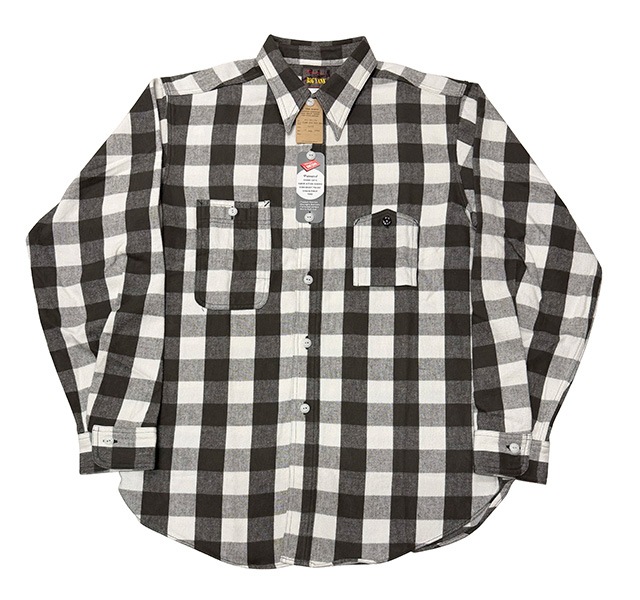 BIG YANK���ӥå���󥯡�Y1945 FLANNEL SHIRTS  BROCK CHECK��2����BLUE/WHITE�˥ͥ륷��ġ�������ݥ����֥��å������å���Made in JAPAN��2026