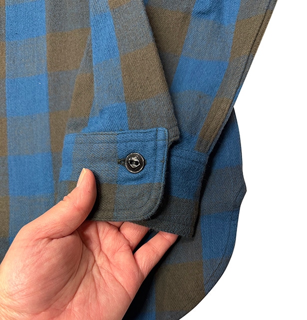 BIG YANK���ӥå���󥯡�Y1945 FLANNEL SHIRTS  BROCK CHECK��2����BLUE/WHITE�˥ͥ륷��ġ�������ݥ����֥��å������å���Made in JAPAN��2026