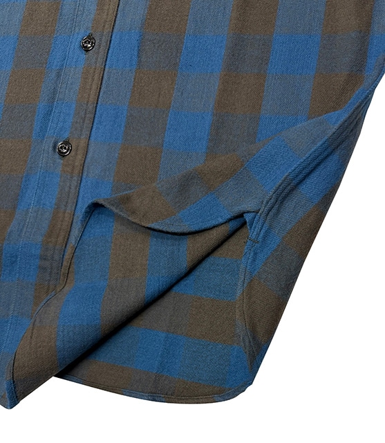 BIG YANK���ӥå���󥯡�Y1945 FLANNEL SHIRTS  BROCK CHECK��2����BLUE/WHITE�˥ͥ륷��ġ�������ݥ����֥��å������å���Made in JAPAN��2026