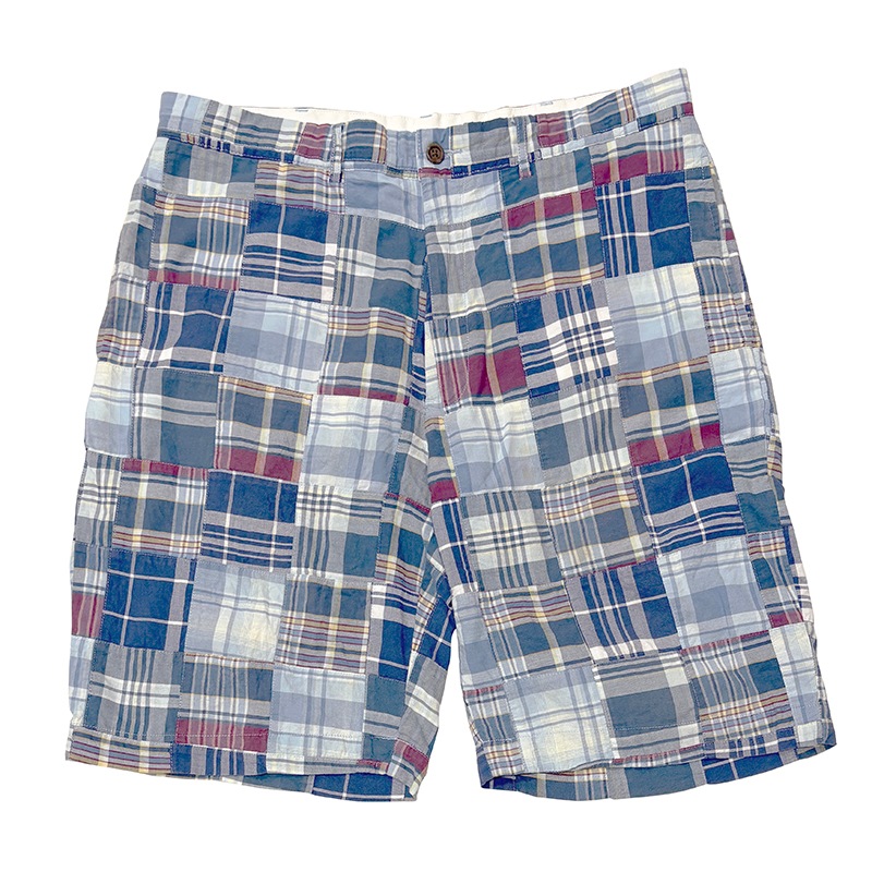 Polo by Ralph Lauren �ݥ� ���ե������MADRAS CHECK SHORTS �ޥɥ饹�����å� ���硼�ġ�col.BLUE�ϡ�size:W35��COTTON100�� ��USED �桼���ɡۡ���šۡ�Ź�޻����Բġ�