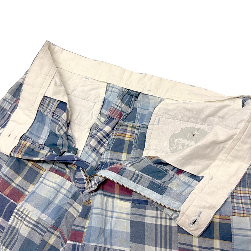 Polo by Ralph Lauren �ݥ� ���ե������MADRAS CHECK SHORTS �ޥɥ饹�����å� ���硼�ġ�col.BLUE�ϡ�size:W35��COTTON100�� ��USED �桼���ɡۡ���šۡ�Ź�޻����Բġ�