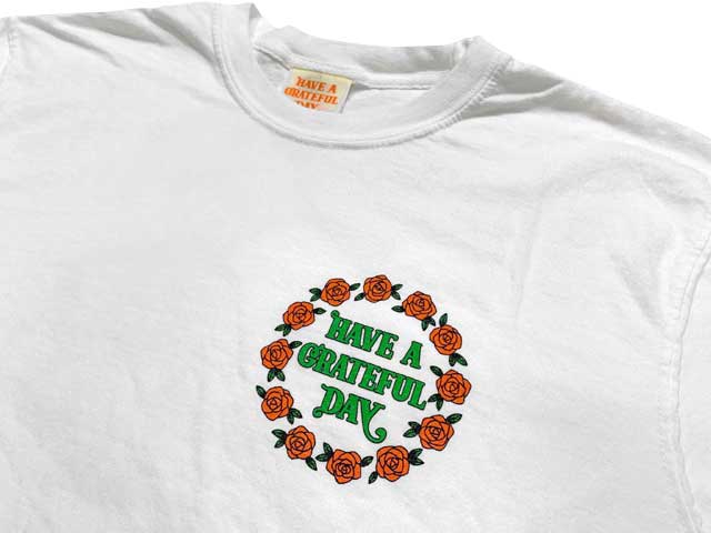 HAVE A GRATEFUL DAY �ϥ� �� ���쥤�ȥե� �ǥ���T-SHIRTS -RIDING HIGH �饤�ǥ��� �ϥ� T����ġ�Ⱦµ��2��(WHITE/BLACK)��GOWEST��GOHEMP