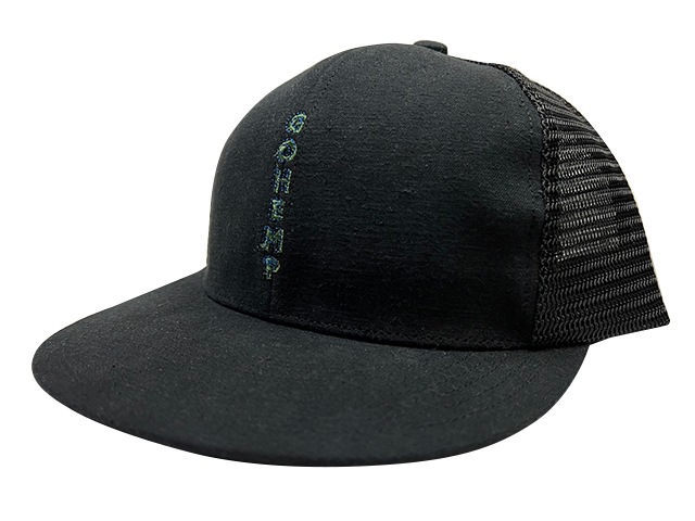 GOHEMP �����إ�ס�VERTICAL LOGO MESH CAP �С��ƥ����� ���� ��å��� ����åס�2��(BROWN/BLACK)�����åȥ�إ�ס��㡡�ʡ�˹�ҡ�2025SS