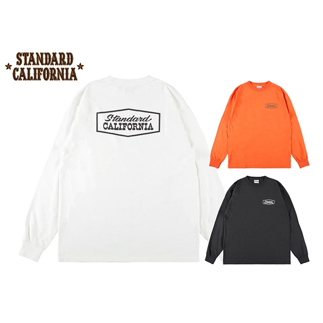 STANDARD CALIFORNIA ����������ɥ���ե���˥���SD Heavyweight Stadium Logo Long Sleeve T �إӡ��������� ������������� ���󥰥��꡼��T����ġ�3��(WHITE/ORANGE/BLACK)������T��2026SS