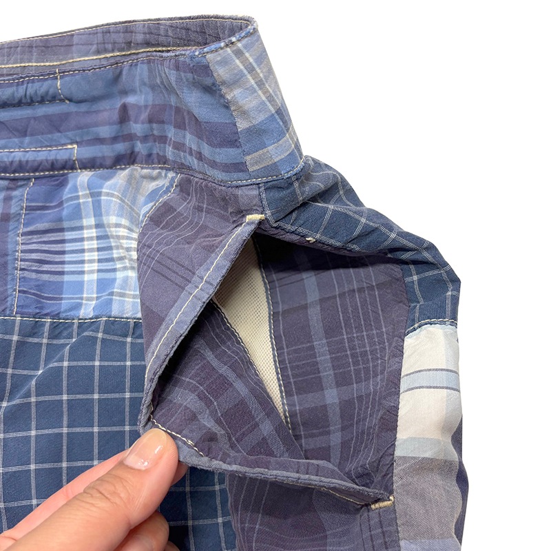90s Polo by Ralph Lauren �ݥ� ���ե������PATCHWORK SHORTS �ѥå���� ���硼�ġ������ॷ�硼�ġ�col.NAVY�ϡ�size:W32���ȥ���ܥ��󡡿�Φξ�ѡ����塡��VINTAGE �ӥ�ơ����ۡ���šۡ�Ź�޻����Բġ�