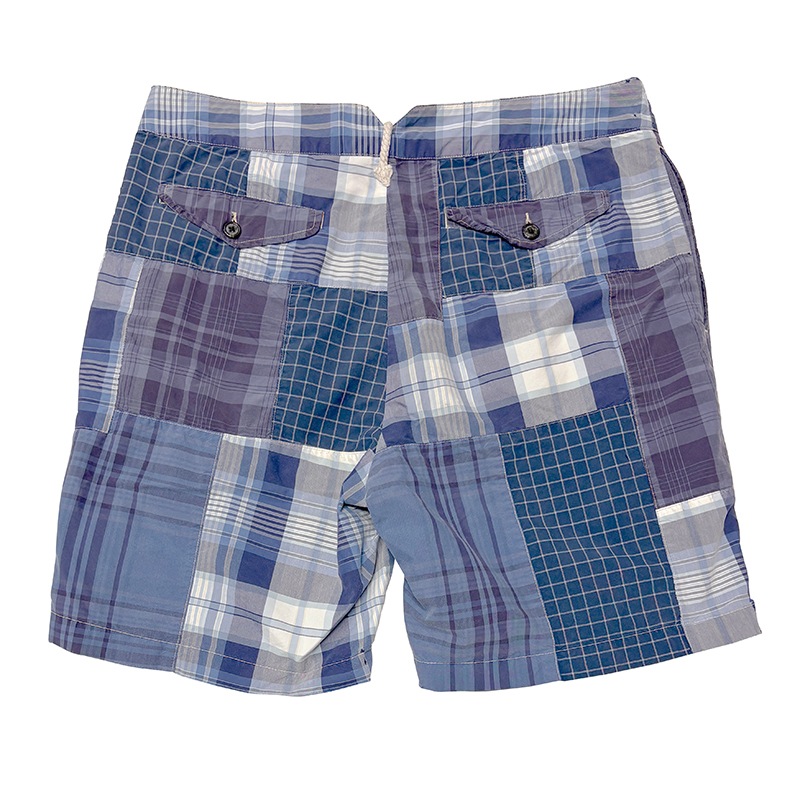 90s Polo by Ralph Lauren �ݥ� ���ե������PATCHWORK SHORTS �ѥå���� ���硼�ġ������ॷ�硼�ġ�col.NAVY�ϡ�size:W32���ȥ���ܥ��󡡿�Φξ�ѡ����塡��VINTAGE �ӥ�ơ����ۡ���šۡ�Ź�޻����Բġ�