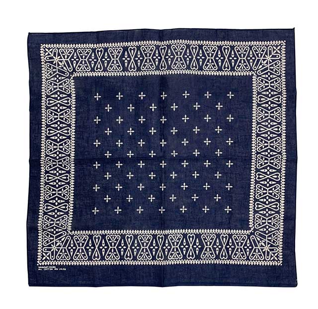 FAST COLOR��DRAGON FLY BANDANA �ɥ饴��ե饤���Х���� color:NAVY/WHITE size:57��54cm DEADSTOCK �ǥåɥ��ȥå���Vintage ������ơ����ۡ���š�