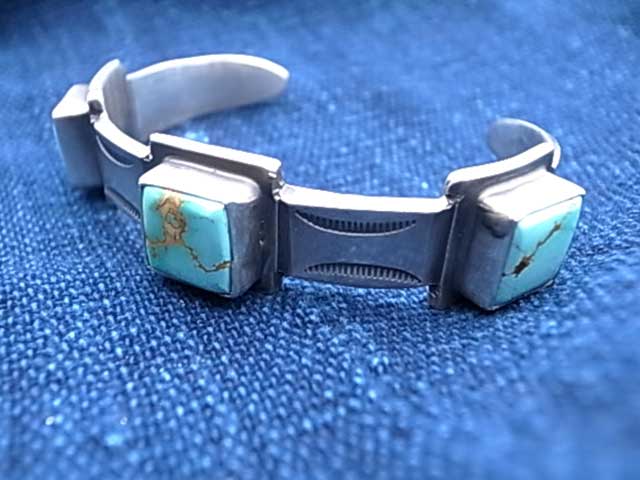 Al Somers シルバー925 バングル AL SOMERS アルソマーズ Turquoise BANGLE ターコイズ 3連 バングル