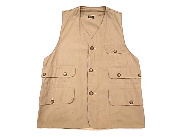 50��60��s L.L.BEAN LL�ӡ��� Hunting Vest color:BEIGE��ɮ���� ��������1950ǯ��60ǯ���Vintage ������ơ����ۡ���š�