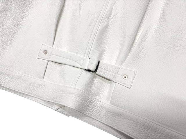 BAA COSTUME MFG.��DEERSKIN 1st MODEL JACKET ��HUNTER�� WHITE �ǥ��������� �ե������ȥ�ǥ롡�쥶�����㥱�åȡ��ۥ磻�ȡ�XL��������BOW & ARROW