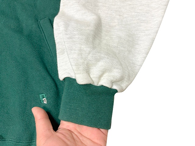 ��SALE 30%OFF�� 90s��RUSSELL ATHLETIC ��å��� ��������å���HIGH COTTON �ϥ����åȥ�SNAP SWEAT CARDIGAN ���ʥå� �������å� �����ǥ�����col:GREEN��GRAY��size:XXL��̵�ϡ�Made in USA������ꥫ����BIG SIZE ��VINTAGE ������ơ����ۡ���šۡ�Ź�޻����Բġ�