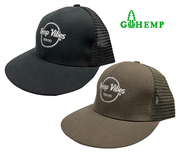 GOHEMP �����إ�ס�HEMP VIBES MESH CAP �إ�� �Х��֥� ��å��� ����åס�2��(BLACK/BROWN)�����åȥ�إ�ס��㡡�ʡ�˹�ҡ�2025SS