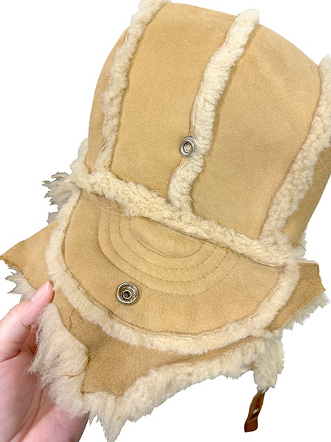 Good karma development ���å� ����� �ǥ��٥��åץ��ȡ�MOUTON BOMBER CAP  "MOORE" �ࡼ�ȥ� �ܥ�С� ����å� ��˹�ҡ�CAMEL �����롡��󥵥���