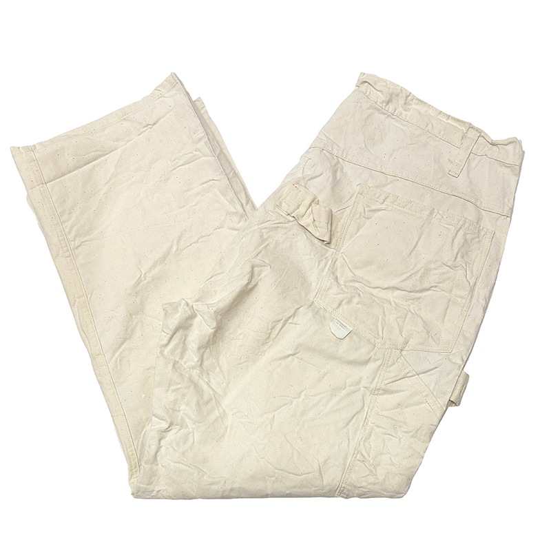 ��DEAD STOCK�� 70-80s��QUAKER CITY PANTS and OVERALLS ���������� ���ƥ� �ѥ�� ����� �����С������륺��PAINTER PANTS �ڥ��󥿡��ѥ�ġ�col:WHITE��size:42ɽ�����٥����������ס�Sanforized�ù� �ڥǥåɥ��ȥå��ۡ���šۡ�Ź�޻����Բġ�