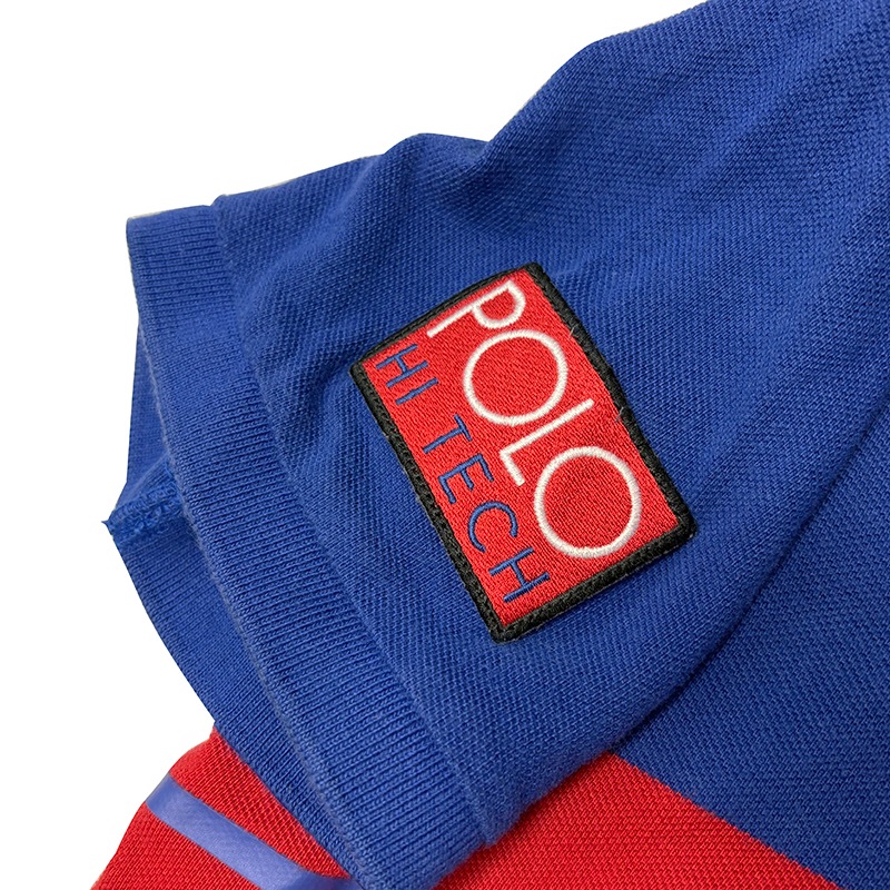 90s��Polo by Ralph Lauren �ݥ� ���ե������-POLO HI TECH- �ݥ��ϥ��ƥå���S/S RUGBY SHIRT Ⱦµ �饬������ġ�size:M ��VINTAGE �ӥ�ơ����ۡ���šۡ�Ź�޻����Բġ�