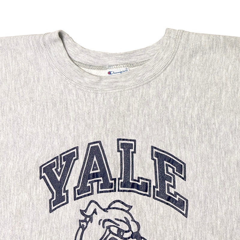 90s��Champion �����ԥ���REVERSE WEAVE SWEAT SHIRTS ��С����������� �������åȥ���� ��YALE��ء�col:GRAY��size:XX-LARGE���ɽ�������Made in U.S.A.����VINTAGE ������ơ����ۡ���šۡ�Ź�޻����Բġ�