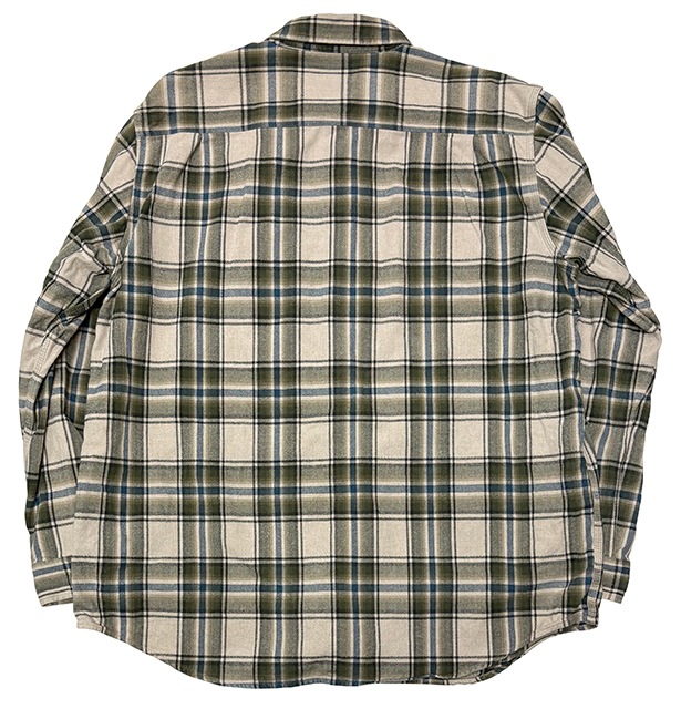 ��SALE 30%OFF�� Carhartt �����ϡ��ȡ�WORK SHIRTS �������ġ������å�����col.GREEN��size:2XL-TALL��COTTON100%��BIG SIZE��USED �桼���ɡۡ���šۡ�Ź�޻����Բġ�