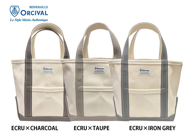 ORCIVAL �������Х롡OR-H0285�������Х��ȡ��ȥХå����������Х롡3����ECRU��CHARCOAL/ECRU��TAUPE/ECRU��IRON GREY�˥ե����